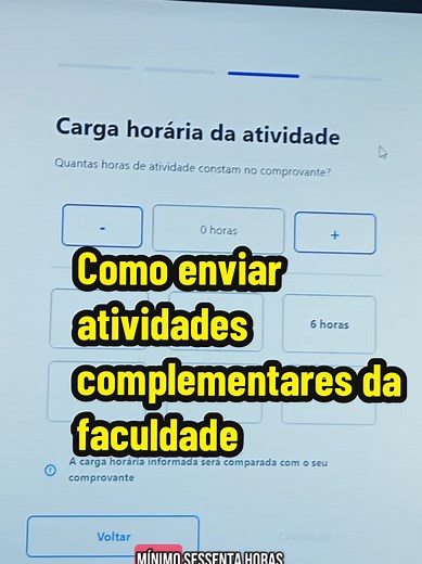 Como Enviar Atividades Complementares na Anhanguera