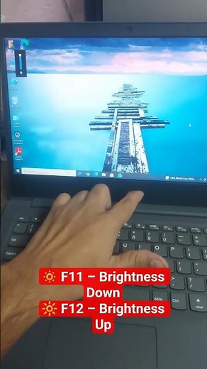 Lenovo 81YA | F11 & F12 Brightness Shortcut | Adjust Screen Brightness