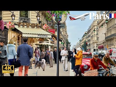 21 January 2026 PARIS 🇫🇷 FRANCE 4K HDR WALK LUNCH TIME IN PARIS ☕️🍝 REAL LIFE IN PARIS WINTER WALK