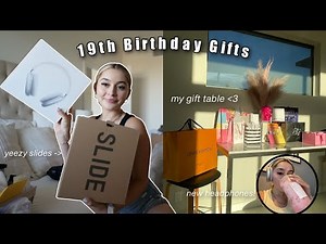 WHAT I GOT FOR MY 19TH BIRTHDAY *birthday party 2022*