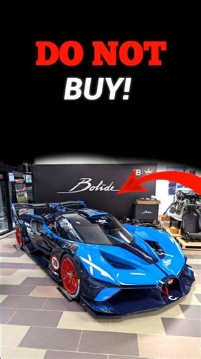 Why Billionaires Regret Buying the Bugatti Bolide 💀 #shorts