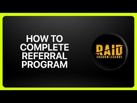 How To Complete Referral Program In Raid Shadow Legends 2025! Tutorial