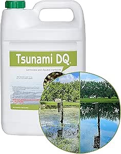 Tsunami DQ Aquatic Herbicide - Gallon - 37.3 Percent Diquat Dibromide - Concentrated Aquatic Weed Killer for Lakes and Ponds - Duckweed, Watermeal, Curly Leaf, Pondweed & Many More