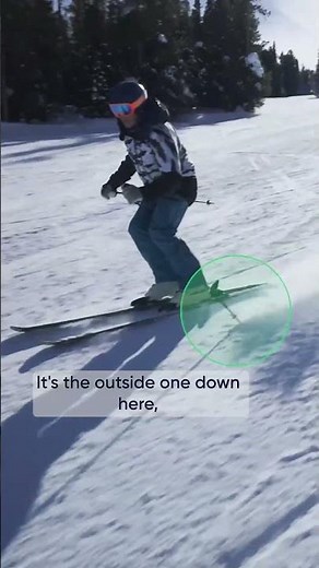 Increase Your Outside Ski Pressure!