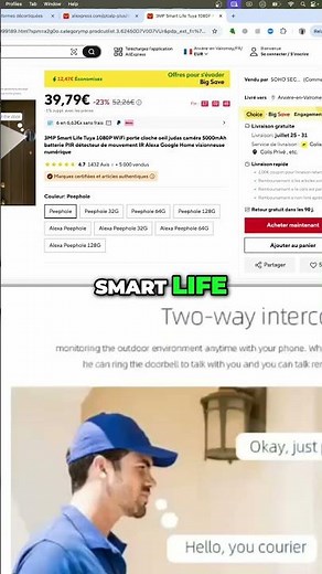 AliExpress : Caméra Smart Life à saisir, revendez-la vite !