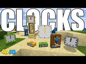 Clocks Addon for Minecraft Bedrock
