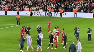 🤔 Watch as Mo Salah applauds Anfield after the game against Brighton. | This Is Anfield