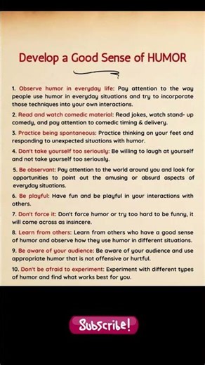 How to Develop a Good Sense of Humor: Be Witty, Confident & Naturally Funny