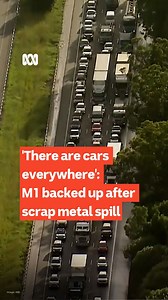 Traffic is backed up on the M1 motorway following an incident which has seen drivers stopping with flat tyres caused by shards of metal on the road. ABC Radio Sydney listener Shabby spoke to 702 Breakfast presenter Craig Reucassel about his observations. Tune in to Breakfast with Craig Reucassel on 702 ABC Radio Sydney or on the ABC listen app: https://ab.co/SydneyLocalRadio | ABC Sydney