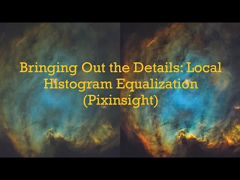 Bringing out the details in your astrophotography: Local Histogram Equalization (Pixinsight)
