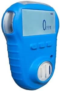 Ammonia Gas Tester Detector NH3 Gas Leak Meter Analyzer Portable Single Gas Alarm Monitor Measuring Instrument with Measuring Range 0 to 100ppm Resolution Ratio 1/0.1PPm