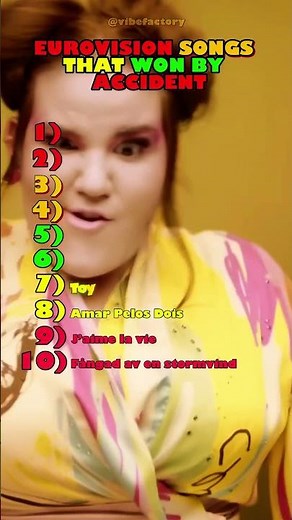 🎤 Eurovision SONGS That Won By Accident 💥🎶