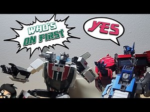 Who's on First - A Transformers Skit (Abbott & Costello Parody) Featuring ‪@OrionZaxs‬