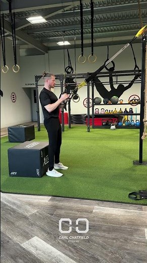 TRX Supported Box Squats