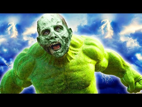 Hulk VS Zombies!!