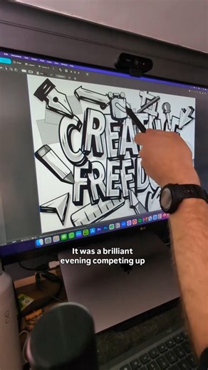 Art Battle using Affinity Designer #affinity #ipad #art