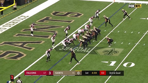 Every sack by the Falcons on Drew Brees | Week 10