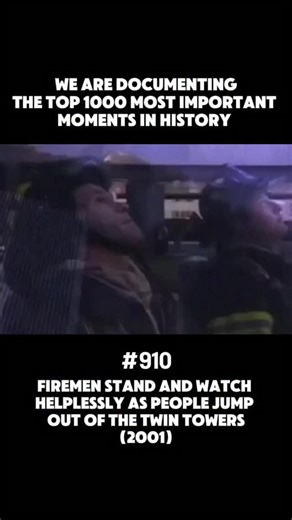 History Fragments | Real Historical Footage on Instagram: "On September 11, 2001, as the World Trade Center burned after the attacks, an unbearable reality confronted those trapped above the impact zones. With smoke, heat, and fire closing in, some people made the unthinkable decision to jump from the towers. Witnesses on the ground and cameras below captured these moments in silence—figures falling against the skyline as sirens wailed. Investigators later estimated that hundreds faced this choi