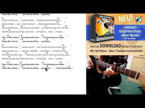 Silvia's Mother - Dr. Hook And The Medicine Show, Cover, Chords, Lyrics - Play Along!