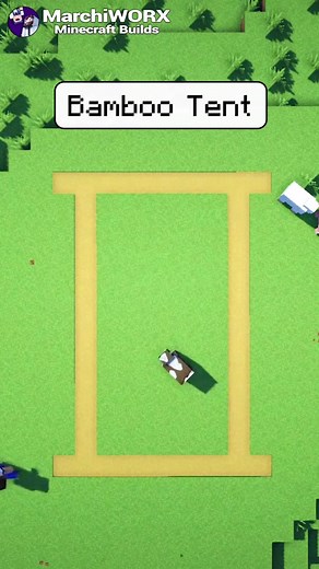 Minecraft Bamboo Starter House Build Tutorial