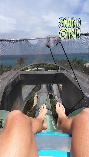 9M views · 10K reactions | We underestimated the intensity of this slide  #waterslide #slide #waterpark #atlantis #travel | Roberto Portales | Facebook