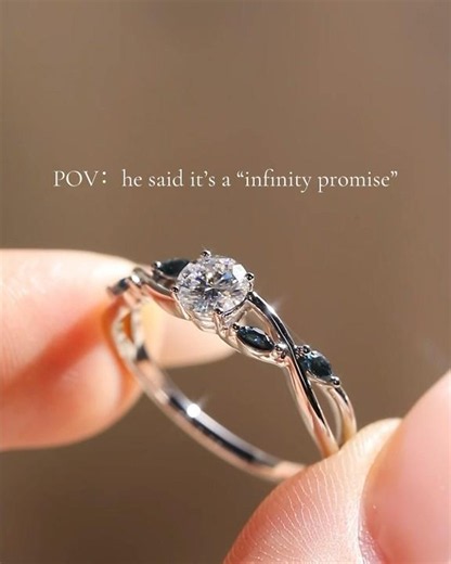 Perfect promise ring 😭😭