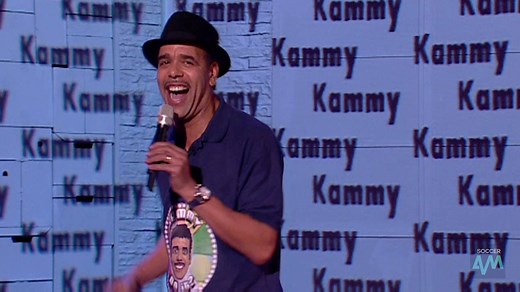 343K views · 3.7K reactions | Kammy tries his hand at stand-up comedy on Russell Howard's Good News. #StKamaraDay | Soccer AM | Facebook