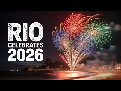 Rio Brazil celebrates 2026 with breathtaking fireworks display