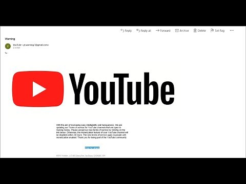 Fake YouTube eMail