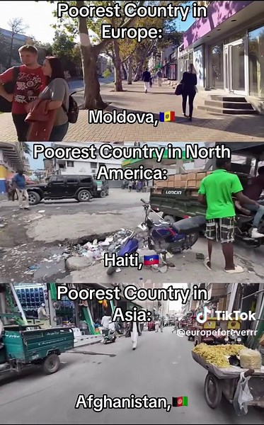 Moldova's Wealth Compared to Haiti and Afghanistan