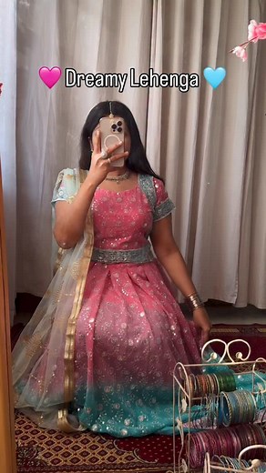 1K views · 42 reactions | Wedding function lehenga look — Part 3 . . . . . . #esimaclothing #90slehenga #y2klehenga #bollywoodinspired #lehenga | Esima Clothing | Facebook