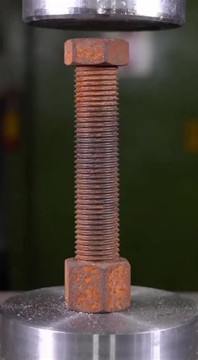 Hydraulic Press vs. Hard Nut: Unbelievable Power