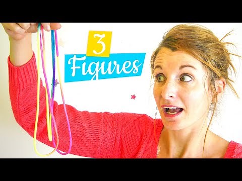 3 EASY figures - string game - French tutorial - Easy