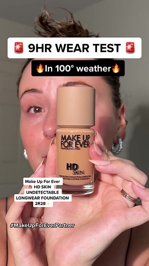 AD ✨ This summer heat has nothing on the @makeupforever HD Skin Foundation 🔥🌶 #makeupforever #makeupforeverpartner #focusonme