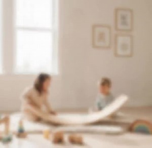 Wooden Balance Board: Montessori Rocker Toy, Chemical-Free