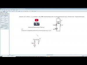SIMULACIÓN DE UN CIRCUITO RL EN ESTADO PERMANENTE EN ATP EMTP CON ATPDRAW