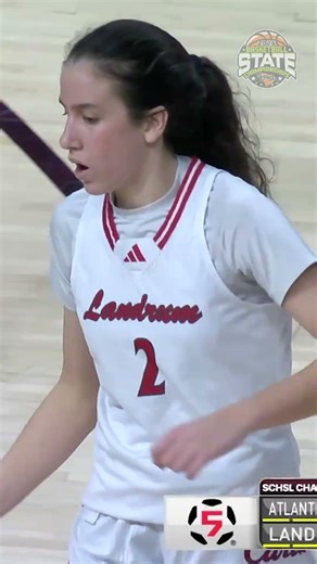 Dish from Kylie Fortner to Delaney Caldwell at the SCHSL 2A State Championship #basketball #hoops