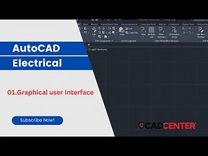 ⚡ AutoCAD Electrical GUI Overview | Interface Essentials for Electrical Design