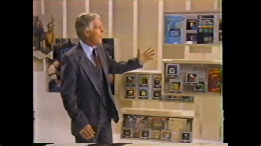 Jim McKrell is the spokesman for a 1983 RadioShack spot. | Game Show Author Adam Nedeff