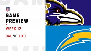 Ravens vs. Chargers preview | Week 12
