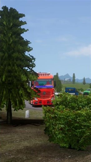 Beautiful Morning Mountain Drive 🌄😍 | New Track View | Truckers of Europe 3 #Shorts 🚛🔥 #viral