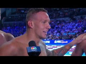 Caeleb Dressel Is Pumped Up After 100m Free Win At Swimming Olympic Trials