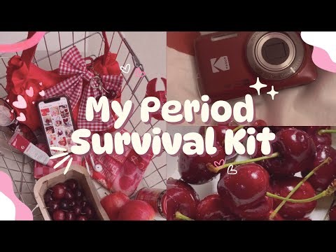 👉 My Period Survival Kit 🎀 | School + Emergency Essentials
