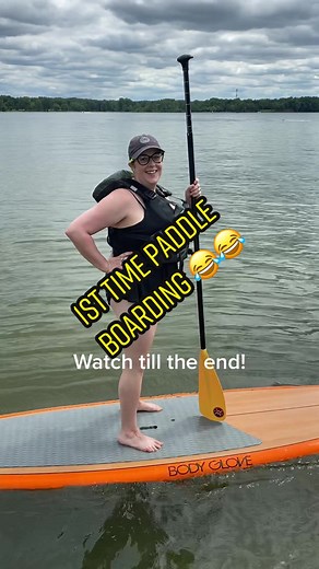 Toddler's First Time on a Paddle Board Funny Fail