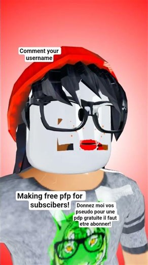 making free roblox pfp to subscribers! #roblox
