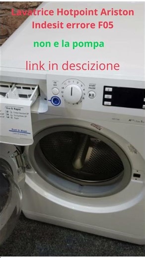 Indesit mostra l'errore F05: cosa puoi fare #LavatriceIndesit #ErroreF05 #ManutenzioneLavatrice