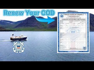 Time to Renew your Vessel's Certificate of Documentation? | 2025 #COD