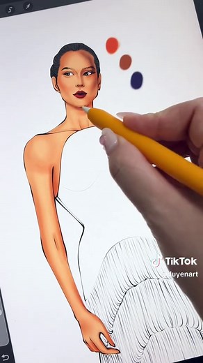 Model Painting Tutorial - Master Fashion Illustration