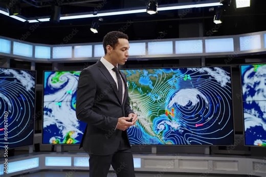 Weather forecast with detailed analysis of upcoming storms in North America and the Caribbean