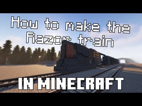 How to build the Razor train in Minecraft